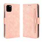 Custodia in pelle modello pelle di vitello stile portafoglio per iPhone XIR 2019, con slot per schede separato, For iPhone 11