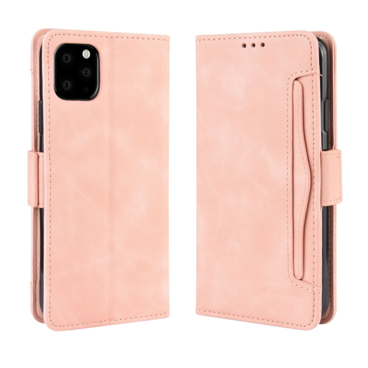 Custodia in pelle modello pelle di vitello stile portafoglio per iPhone XIR 2019, con slot per schede separato, For iPhone 11