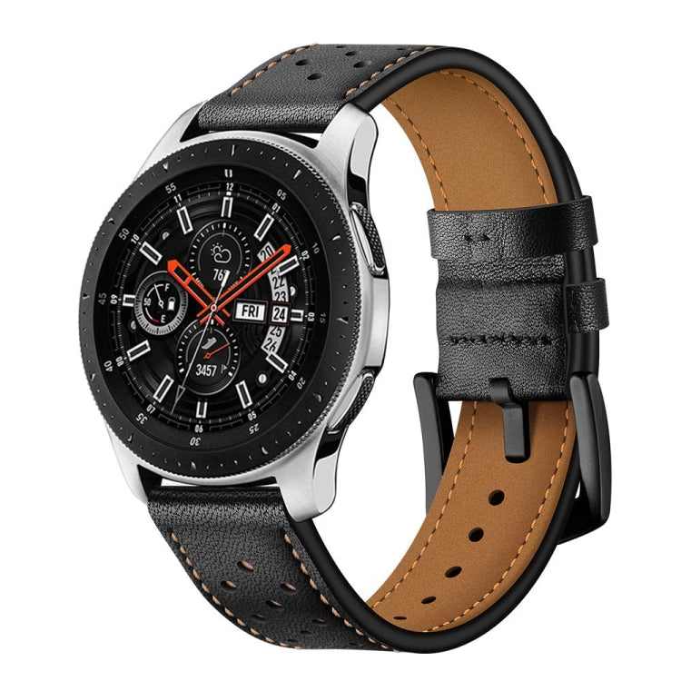 Per applicare il cinturino sportivo con occhiello in pelle da 22 mm per Samsung Galaxy Watch Active