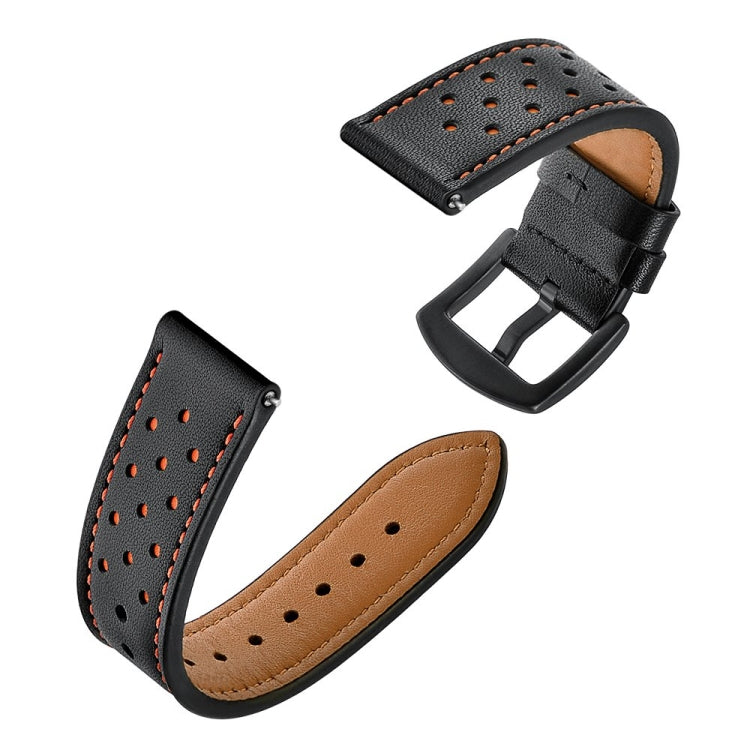Per applicare il cinturino sportivo con occhiello in pelle da 22 mm per Samsung Galaxy Watch Active