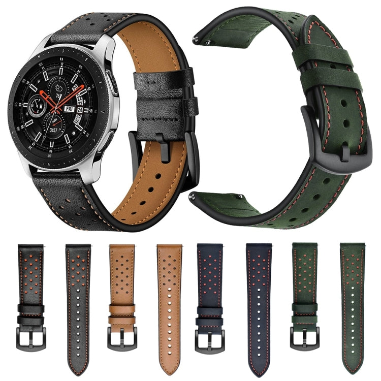 Per applicare il cinturino sportivo con occhiello in pelle da 22 mm per Samsung Galaxy Watch Active
