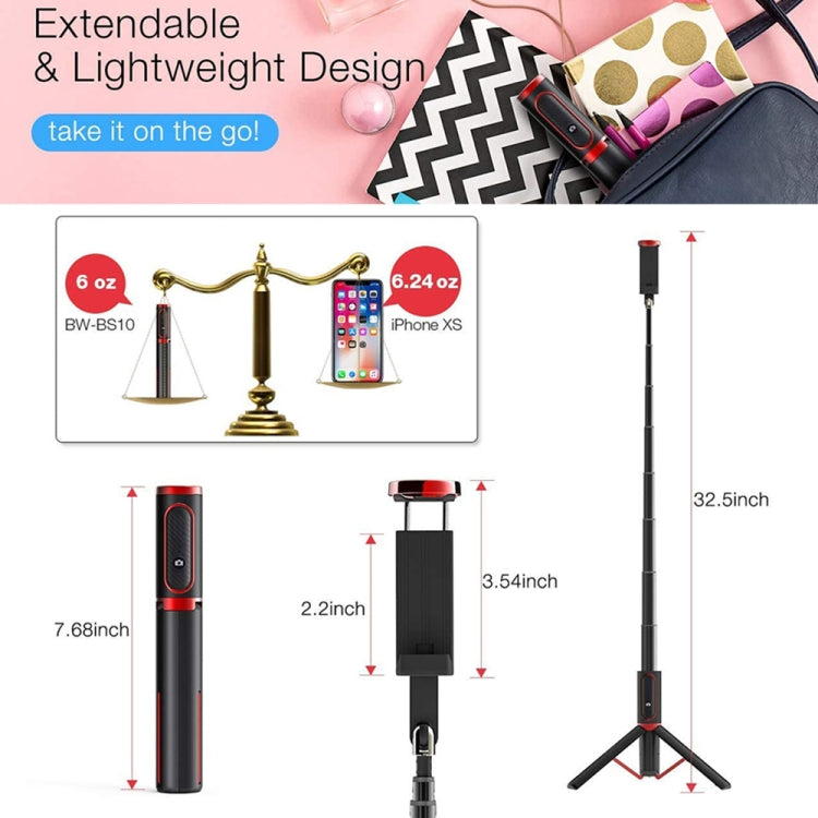Supporto per cellulare con telecomando per selfie stick portatile M18