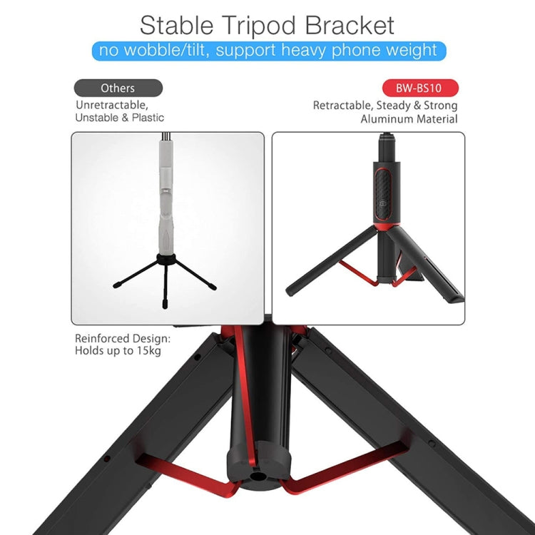 Supporto per cellulare con telecomando per selfie stick portatile M18