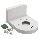 Supporto da parete angolo retto in plastica 3,5"