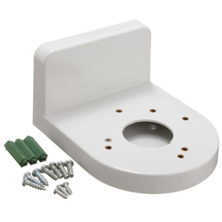 Supporto da parete angolo retto in plastica 3,5"
