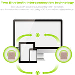 Altoparlante Bluetooth ad alta fedeltà EWA A105, bassi ad alta potenza di piccole dimensioni, supporto tecnologia Bluetooth TWS TF