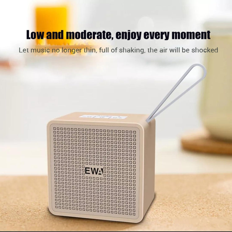 Altoparlante Bluetooth ad alta fedeltà EWA A105, bassi ad alta potenza di piccole dimensioni, supporto tecnologia Bluetooth TWS TF