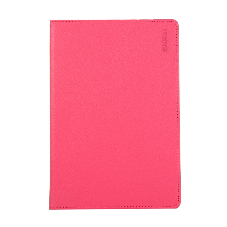 Custodia in pelle ENKAY con rotazione a 360 gradi Lichi Texture con supporto per Samsung Galaxy Tab S6 10.5 T860 / T865