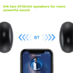 Altoparlante Bluetooth EWA A110mini High Hidelity Bassi ad alta potenza di piccole dimensioni, tecnologia Bluetooth TWS, supporto TF