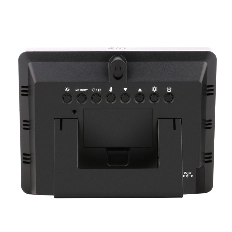 FJ3373 Stazione meteorologica Sensore esterno wireless per interni Termometro multifunzione Igrometro Sveglia digitale Barometro Previsione, FJ3373