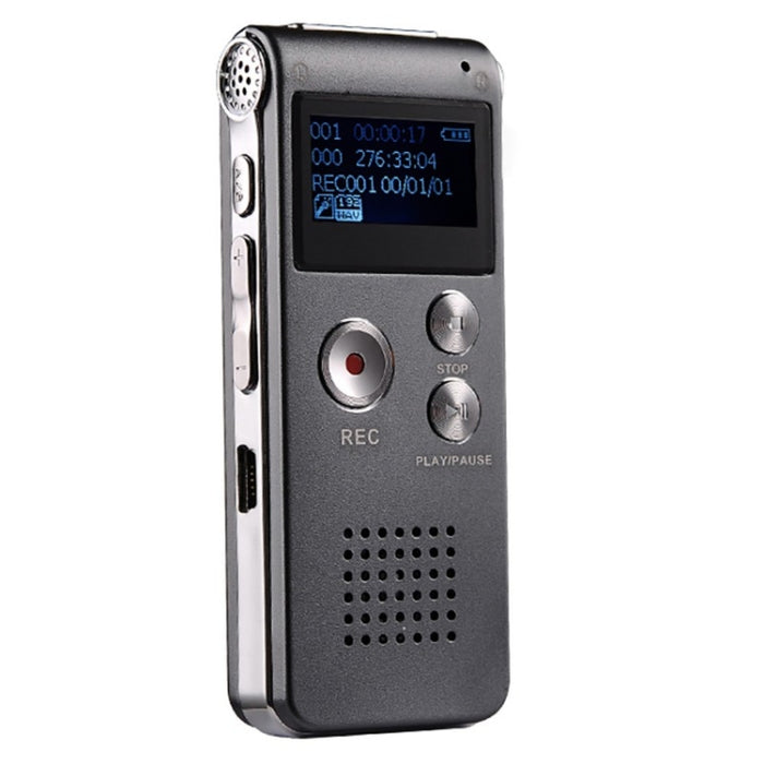SK-012 8GB Registratore vocale USB Dittafono professionale Audio digitale con lettore MP3 WAV Registrazione funzione VAR, SK-012 8GB