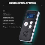 Registratore vocale digitale SK-012 8GB con lettore MP3