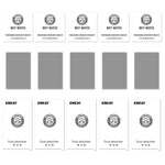 5 PZ ENKAY Hat-principe 0.26mm 9H 2.5D Pellicola in vetro temperato con bordo curvo per, Galaxy A10s, Xiaomi Redmi Note 8 Pro, Xiaomi Redmi Note 8