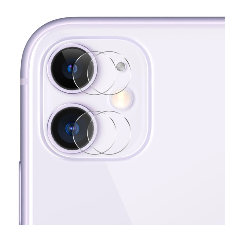 2 PZ ENKAY Hat-Prince 0.2mm 9H 2.15D Bordo arrotondato Obiettivo fotocamera posteriore Pellicola in vetro temperato per, iPhone 11 Pro, iPhone 11, iPhone 11 Pro Max