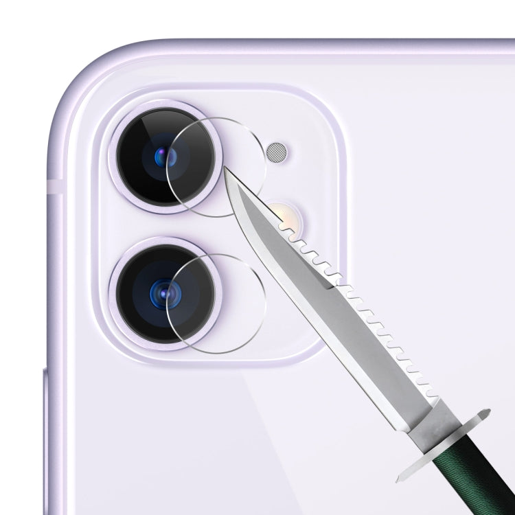 2 PZ ENKAY Hat-Prince 0.2mm 9H 2.15D Bordo arrotondato Obiettivo fotocamera posteriore Pellicola in vetro temperato per, iPhone 11 Pro, iPhone 11, iPhone 11 Pro Max