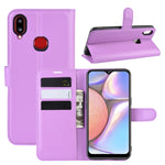 Custodia in pelle flip orizzontale per Galaxy A10s Litchi Texture, con portafoglio, supporto e slot per carte, For Galaxy A10s