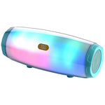 T&G TG165 5W * 2 Altoparlante portatile senza fili Altoparlante con luce lampeggiante a LED danzante Mp3 AUX USB Radio FM Subwoofer stereo
