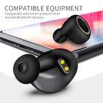 Auricolare Bluetooth TWS-A1 5.0 True Wireless Mini Invisible Sports Auricolari musicali con scatola di ricarica Mic