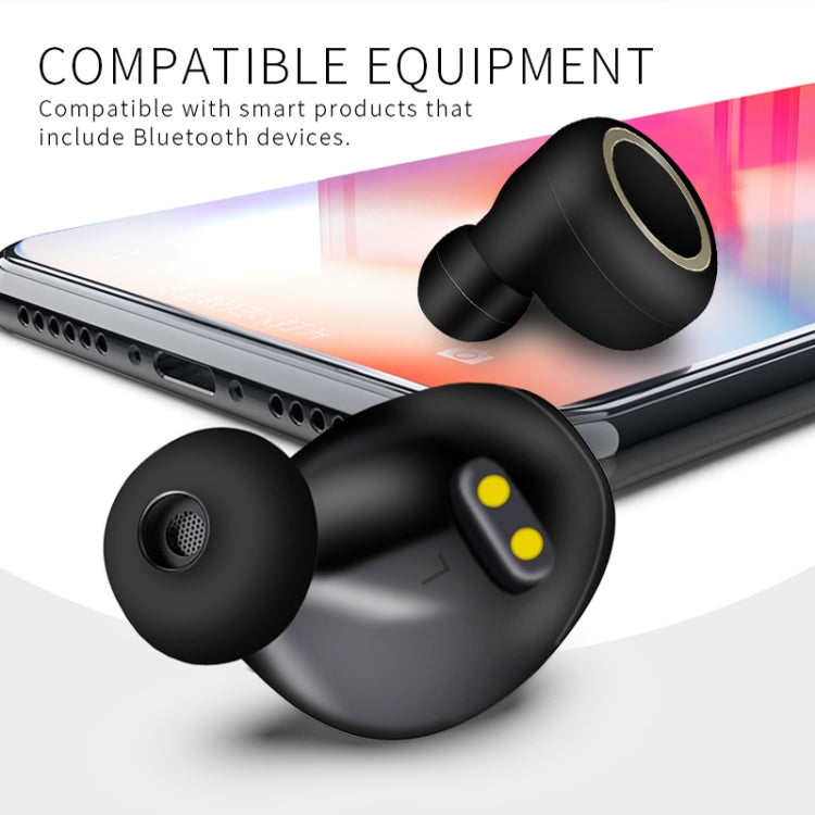 Auricolare Bluetooth TWS-A1 5.0 True Wireless Mini Invisible Sports Auricolari musicali con scatola di ricarica Mic