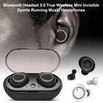 Auricolare Bluetooth TWS-A1 5.0 True Wireless Mini Invisible Sports Auricolari musicali con scatola di ricarica Mic