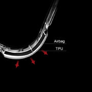 Per Xiaomi Redmi Note 8 Custodia per telefono in TPU trasparente ultrasottile antigoccia a quattro angoli