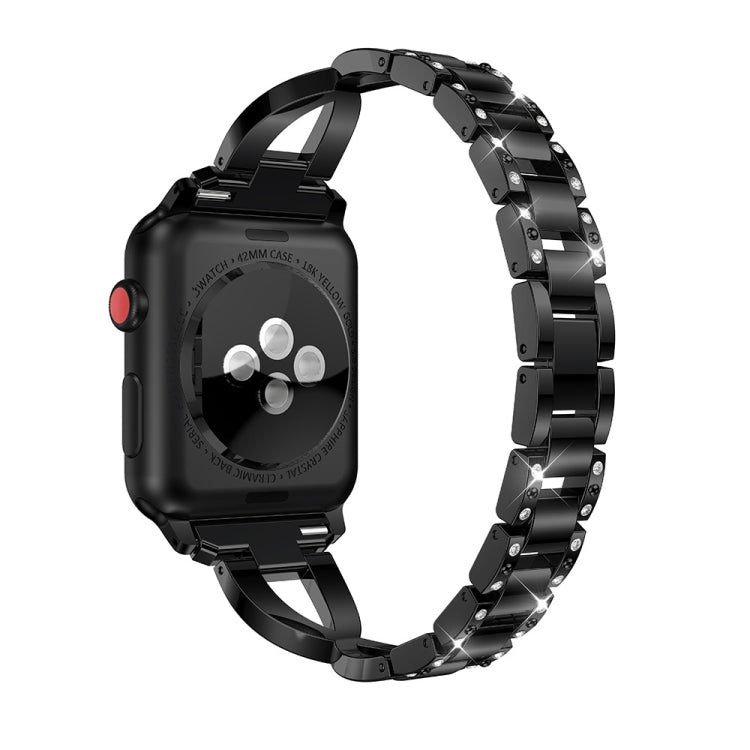 Per Fitbit Versa / Fitbit Versa 2 / Fitbit Versa Lite Edition Cinturino in metallo universale a forma di X, Black, Sliver, Gold, Rose Gold