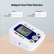 ZK-B02 Monitor digitale automatico della pressione arteriosa del braccio superiore Sfigmomanometro Manometro Battito cardiaco Misuratore di frequenza Tonometro Pulsometro