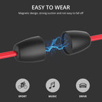 BT315 Auricolare Bluetooth sportivo Auricolare stereo senza fili Bluetooth 4.1 Auricolare con microfono Sport Bass Collana magnetica Auricolare