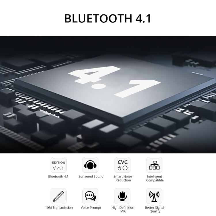 BT315 Auricolare Bluetooth sportivo Auricolare stereo senza fili Bluetooth 4.1 Auricolare con microfono Sport Bass Collana magnetica Auricolare