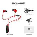 BT315 Auricolare Bluetooth sportivo Auricolare stereo senza fili Bluetooth 4.1 Auricolare con microfono Sport Bass Collana magnetica Auricolare