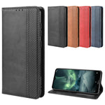 Per Nokia 7.2 / Nokia 6.2 Custodia in pelle a vibrazione orizzontale con fibbia magnetica Retro Crazy Horse Texture, con supporto e slot per schede e cornice per foto