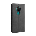 Per Nokia 7.2 / Nokia 6.2 Custodia in pelle a vibrazione orizzontale con fibbia magnetica Retro Crazy Horse Texture, con supporto e slot per schede e cornice per foto