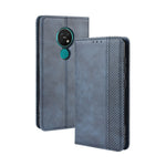 Per Nokia 7.2 / Nokia 6.2 Custodia in pelle a vibrazione orizzontale con fibbia magnetica Retro Crazy Horse Texture, con supporto e slot per schede e cornice per foto