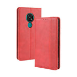 Per Nokia 7.2 / Nokia 6.2 Custodia in pelle a vibrazione orizzontale con fibbia magnetica Retro Crazy Horse Texture, con supporto e slot per schede e cornice per foto