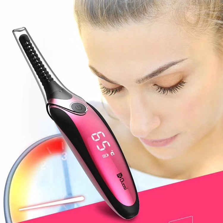 Duosi DY-102 Stile penna portatile riscaldato Ferro da stiro elettrico di lunga durata Piegaciglia USB ricaricabile elettrico riscaldato Clip per arricciacapelli per trucco