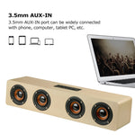 Altoparlante W8 Bluetooth 4.2 Quattro altoparlanti Super Bass Subwoofer con microfono 3,5 mm Supporto TF Card