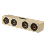Altoparlante W8 Bluetooth 4.2 Quattro altoparlanti Super Bass Subwoofer con microfono 3,5 mm Supporto TF Card
