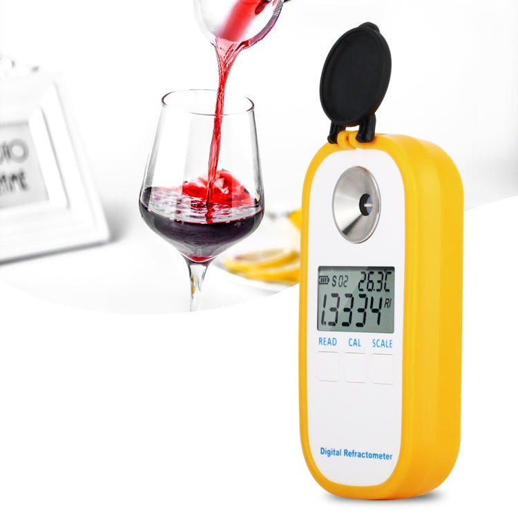 DR401 Rifrattometro digitale Brix 0-50% Alcol 0-22%