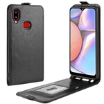 Per Galaxy A10s Custodia protettiva in pelle con vibrazione verticale Crazy Horse