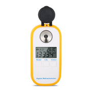 DR201 Digital Salt Refractometer Salinity Specific Gravity Meter Refractometer 0~28% Food Salt Content Tester Sodium Chloride NaCl, DR201