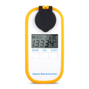 DR201 Digital Salt Refractometer Salinity Specific Gravity Meter Refractometer 0~28% Food Salt Content Tester Sodium Chloride NaCl, DR201