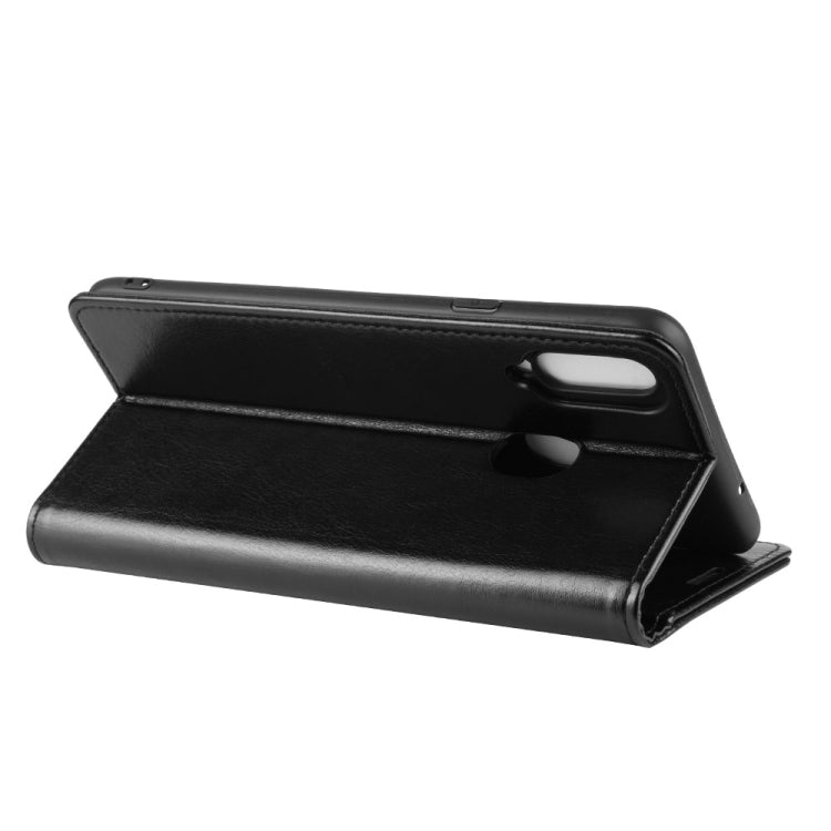 Per Galaxy A20s R64 Custodia in pelle pieghevole orizzontale a piega singola con supporto, slot per carte e portafoglio, For Galaxy A20s