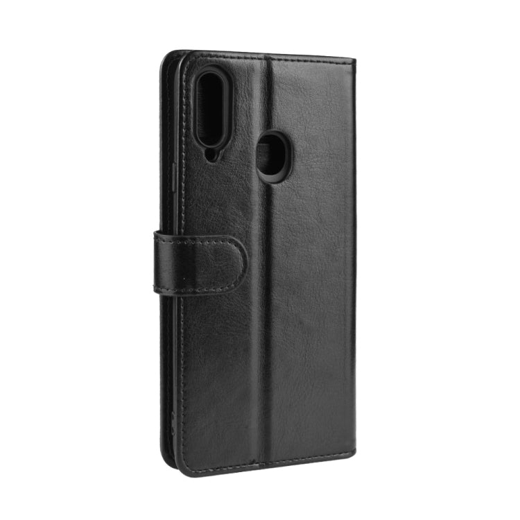 Per Galaxy A20s R64 Custodia in pelle pieghevole orizzontale a piega singola con supporto, slot per carte e portafoglio, For Galaxy A20s