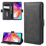 Custodia per cellulare in pelle con supporto a portafoglio per Galaxy A20s con portafoglio, supporto e slot per carte