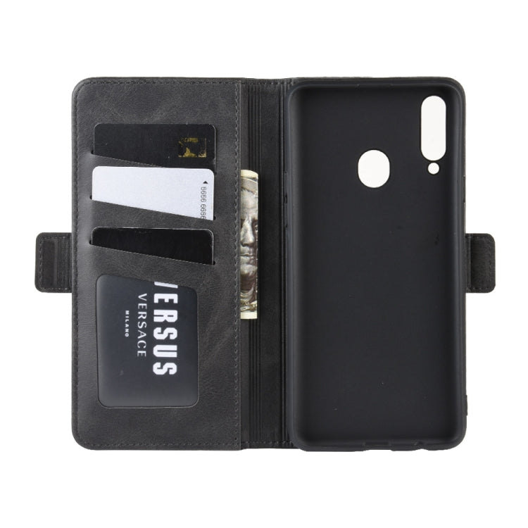 Custodia per cellulare in pelle con supporto a portafoglio per Galaxy A20s con portafoglio, supporto e slot per carte