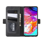 Custodia per cellulare in pelle con supporto a portafoglio per Galaxy A20s con portafoglio, supporto e slot per carte