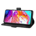 Custodia per cellulare in pelle con supporto a portafoglio per Galaxy A20s con portafoglio, supporto e slot per carte