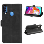 Custodia per cellulare in pelle con supporto a portafoglio per Galaxy A20s con portafoglio, supporto e slot per carte