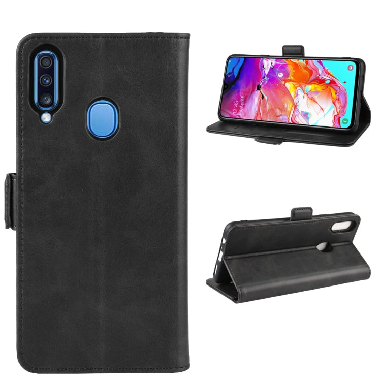 Custodia per cellulare in pelle con supporto a portafoglio per Galaxy A20s con portafoglio, supporto e slot per carte