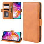 Custodia per cellulare in pelle con supporto a portafoglio per Galaxy A20s con portafoglio, supporto e slot per carte